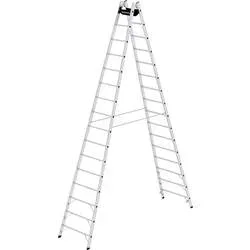 MUNK Günzburger Steigtechnik 33029 Aluminium Stufen-Stehleiter Arbeitshöhe (max.): 5.9 m