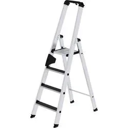 MUNK Günzburger Steigtechnik 41624 Aluminium Stufen-Stehleiter Arbeitshöhe (max.): 3 m 6.1 kg