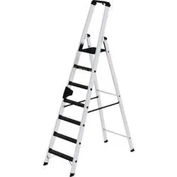 MUNK Günzburger Steigtechnik 42707 Aluminium Stufen-Stehleiter Arbeitshöhe (max.): 3.75 m