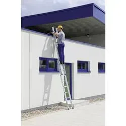 MUNK Günzburger Steigtechnik 20208 Aluminium Schiebeleiter Arbeitshöhe (max.): 5.2 m