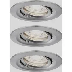 Paulmann 94295 EBL Nova mini Coin LED-Einbauleuchte 3er Set LED-Modul LED 4 W Eisen
