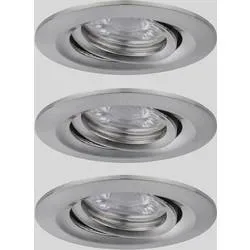 Paulmann 92973 EBL Nova mini Plus Coin LED-Einbauleuchte 3er Set 4.20 W Eisen