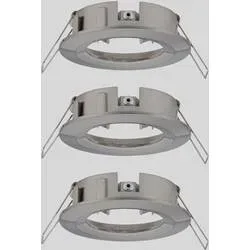 Paulmann 92479 EBL Choose Einbauring 3er Set 10 W Eisen (gebürstet)