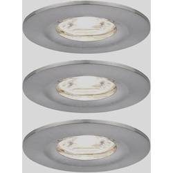 Paulmann 94301 EBL Nova mini Coin LED-Einbauleuchte 3er Set LED-Modul LED fest eingebaut 4 W Eisen