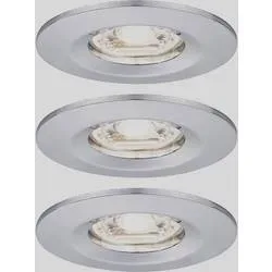 Paulmann 94303 EBL Nova mini Coin LED-Einbauleuchte 3er Set LED 4 W Chrom