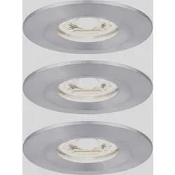 Paulmann 94305 EBL Nova mini Coin LED-Einbauleuchte 3er Set LED 4 W Aluminium