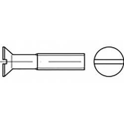 TOOLCRAFT TO-6867894 Senkschrauben M3 16 mm Schlitz ISO 2009 Edelstahl V4A A4 200 St.