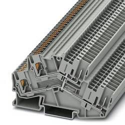 Phoenix Contact PTTBS 2,5/2P-PV 3211262 Doppelstockklemme 0.14 mm² 4 mm² Grau 50 St.
