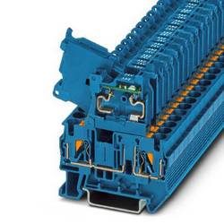 Phoenix Contact PT 4-HESILED 24 (5X20) BU/BU 3211905 Sicherungsreihenklemme 0.2 mm² 6 mm² Blau 50 St.