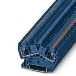 Phoenix Contact 3213602 Durchgangsklemme Push-In-Klemme Blau 50 St.