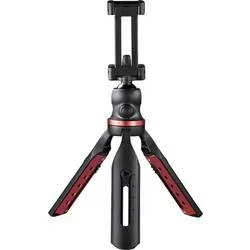 hama 00004630 Stativ Solid für Handy und Kamera, Reisestativ mit Kugelkopf, max. 19 cm
