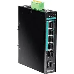 TRENDNET - I-PG541 5-Port Switch PoE+ Industrial Gigabit DIN-Rail