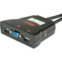ROLINE KVM-Switch Star 2 PCs, VGA, USB, Audio