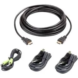 ATEN 2L-7D03UHX4 USB HDMI Secure KVM - Tastatur- / Video- / Maus- / Audio- / USB-Kabelkit