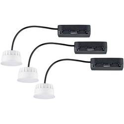 Paulmann 92477 LED-Einbauleuchte 3er Set LED LED 19.5 W Satin