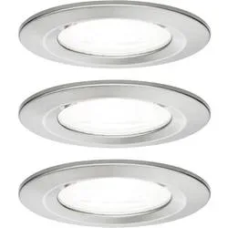Paulmann 92979 LED-Einbauleuchte 3er Set LED GU10 19.5 W Eisen (gebürstet)
