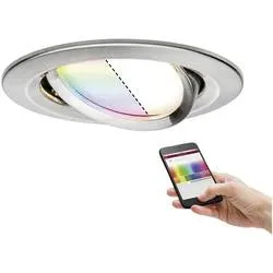 Paulmann 92964 LED-Einbauleuchte LED LED fest eingebaut 5.2 W Eisen (gebürstet)