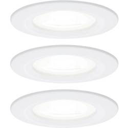 Paulmann 92980 LED-Einbauleuchte 3er Set LED GU10 19.5 W Weiß (matt)