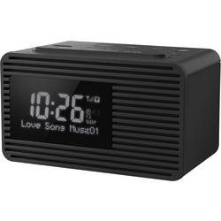 Panasonic - Radiowecker DAB+ (USB Ladefunktion, Snooze-Taste, Sleeptimer, Favoritentaste), Schwarz