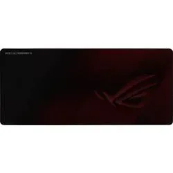 Asus ROG Scabbard II Gaming-Mauspad Staubgeschützt, Spritzwassergeschützt Schwarz/Rot