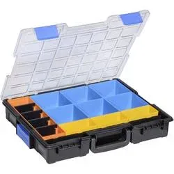Allit EuroPlus Pro K44/15 Sortimentskoffer (L x B x H) 355 x 440 x 76 mm Anzahl Fächer: 15 variable Unterteilung Box