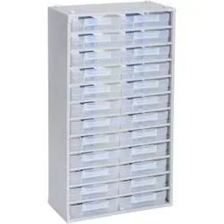 Allit 464810 Kleinteilmagazin VarioPlus ProM 57/48 stapelbar (B x H x T) 300 x 565 x 140 mm Silber 1 St.