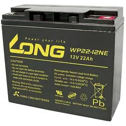 Long WP22-12NE WP22-12NE Bleiakku 12 V 22 Ah Blei-Vlies (AGM) (B x H x T) 181 x 167 x 76 mm M5-Schraubanschluss