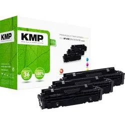 Kompatible KMP HP 410X Tonerkartusche CF252XM Cyan, Magenta, Gelb Multipack 3 Stück