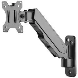 Digitus Monitor-Wandhalterung DA-90396 1 Display(s) 33,0 cm (13) - 81,3 cm (32) Schwarz, Schwarz (matt) Drehbar,