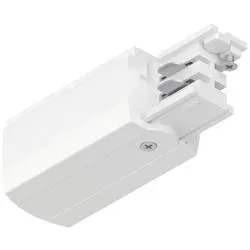 Paulmann 91361 ProRail3 End Feed Hochvolt-Schienensystem-Komponente Endeinspeiser ProRail3 Weiß