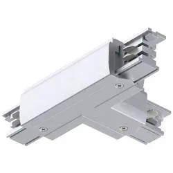 Paulmann 91377 ProRail3 T-Connect Erde Hochvolt-Schienensystem-Komponente T-Verbinder ProRail3 Silber