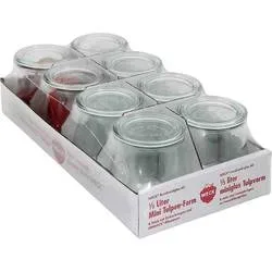 WECK - Einmachgläser-Set, 220 ml, Transparent