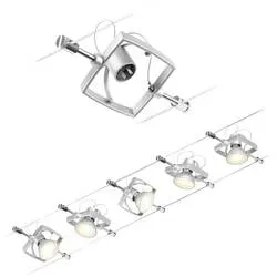 Paulmann Wire Systems 94430 Seil-Komplettsystem GU5.3 Chrom (matt)