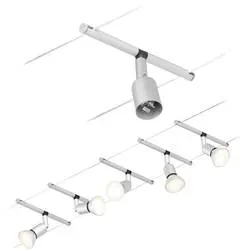 Paulmann Wire Systems 94442 Seil-Komplettsystem GU5.3 Chrom (matt)