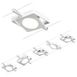 Paulmann MacLED 94422 Seil-Komplettsystem LED fest eingebaut LED Weiß, Chrom