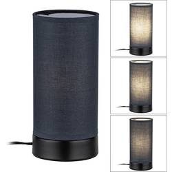 Paulmann Pia 77059 Tischlampe LED E14 Schwarz (matt)