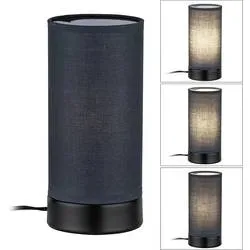 Paulmann Pia 77059 Tischlampe LED E14 Schwarz (matt)