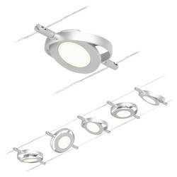 Paulmann RoundMac 94414 Seil-Komplettsystem LED fest eingebaut LED Chrom (matt)