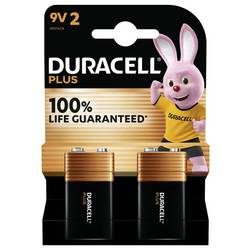 Duracell Batterien 6LR61 9 V 2 Stück