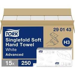 Tork Falthandtücher Weiß 1-lagig 290143 15 Stück à 250 Blatt