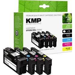 KMP Kompatibel Epson 35XL Tintenpatrone C13T35964010 Schwarz, Cyan, Magenta, Gelb