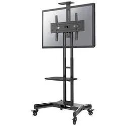 Neomounts NM-M1700BLACK TV-Rollwagen 81,3 cm (32) - 190,5 cm (75) Starr, Höhenverstellbar