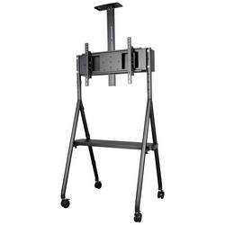 NewStar NS-M1500BLACK 1 Stück TV-Rollwagen 81,3 cm (32) - 165,1 cm (65) Neigbar, Bodenständer