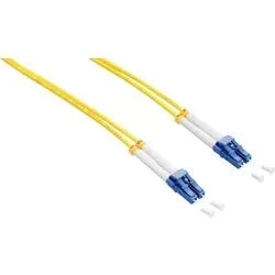 LogiLink FP0LC05 Glasfaser LWL Anschlusskabel 5.00 m Gelb 9/125 µ Singlemode OS2