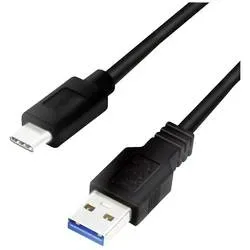 LogiLink USB-Kabel USB 3.2 Gen1 USB-A Stecker, USB-C® Stecker 3.00 m Mehrfarbig CU0171