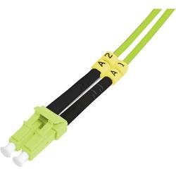 Digitus DK-2533-03-5 Glasfaser LWL Anschlusskabel 3.00 m Grün [1x LC-Stecker - 1x LC-Stecker] 50/125 µ Multimode