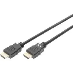 Digitus HDMI Anschlusskabel HDMI-A Stecker, HDMI-A Stecker 3.00 m Schwarz DB-330123-030-S 4K UHD, Audio Return Channel