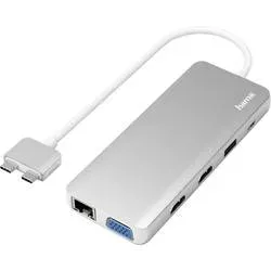 hama 00200133 USB-C-Hub, Connect2Mac, Multiport für Apple MacBook Air & Pro, 12 Ports