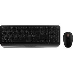 Cherry - GENTIX DESKTOP, Deutsches Layout, QWERTZ Tastatur, kabelloses Tastatur- und Maus set, Schwarz