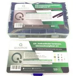 Quadrios 2107C406 Stoßverbinder 0.25 mm² 6 mm² Vollisoliert Schwarz, Transparent 920 St.